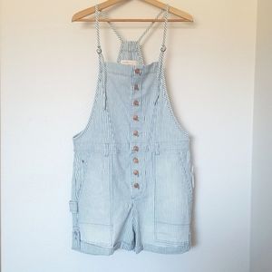 Anthropologie Pilcro Everyday Short Overalls